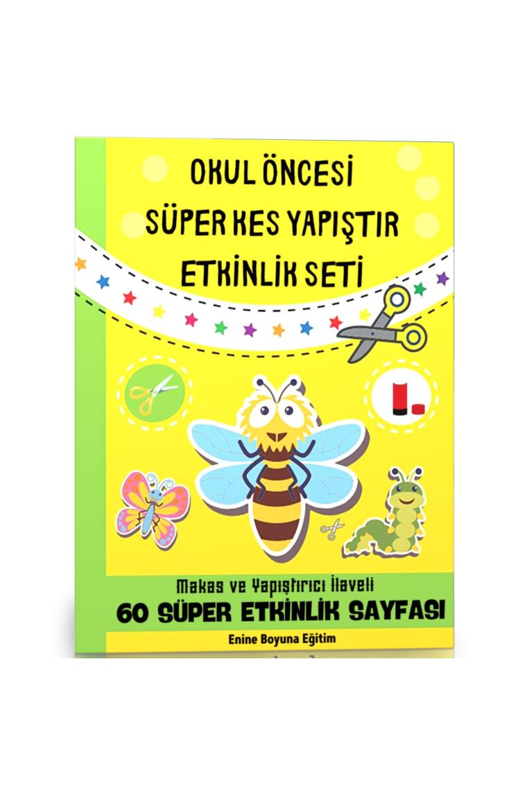 Okul Öncesi Süper Kes Yapıştır Etkinlik Seti