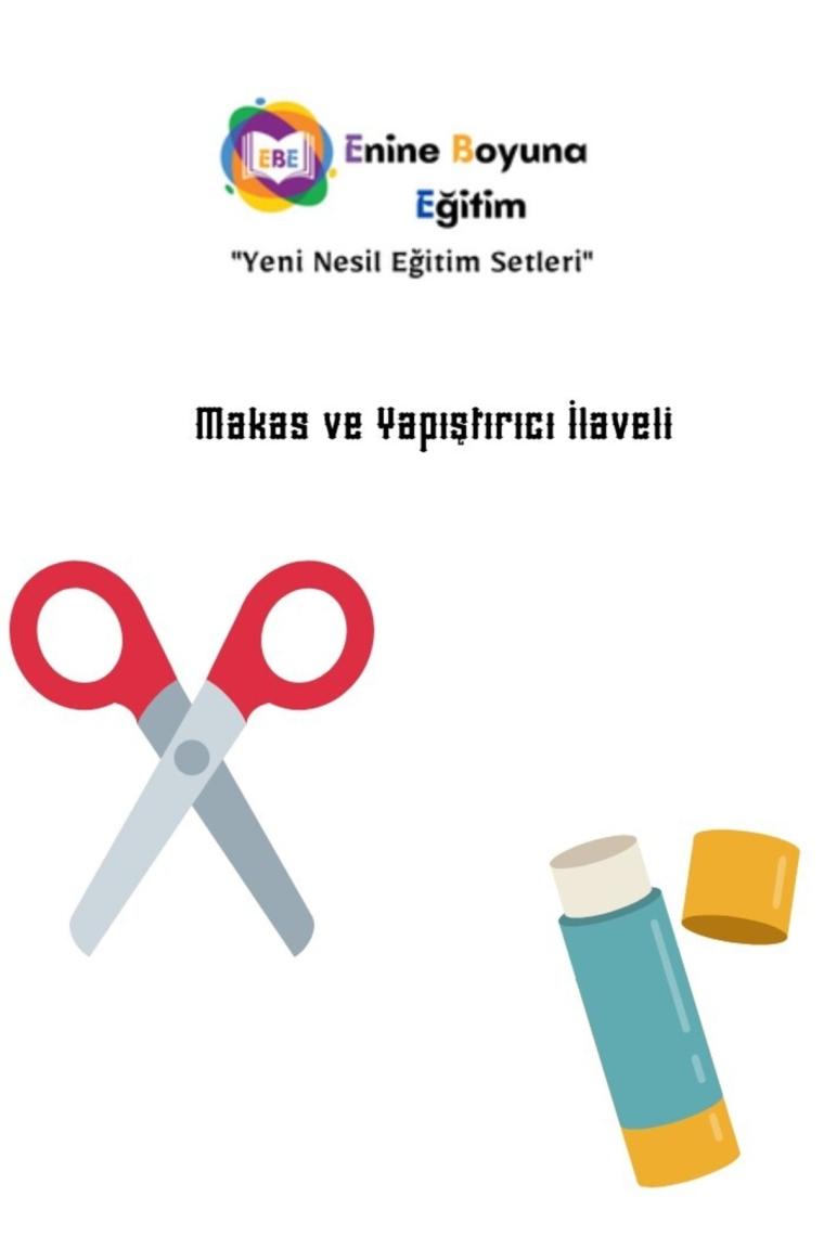 Okul Öncesi Süper Kes Yapıştır Etkinlik Seti