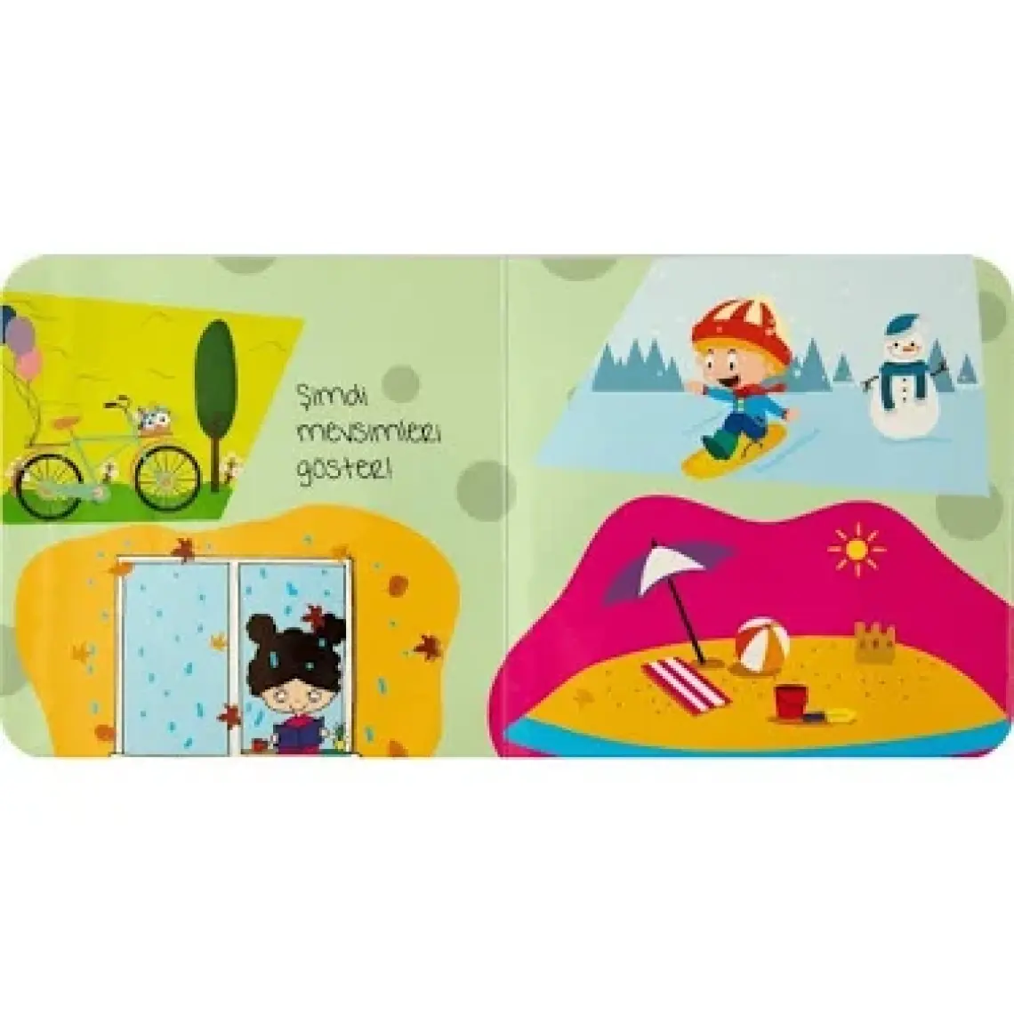 Dokun Hisset Mevsimlere Dokun Eğitici Kitap