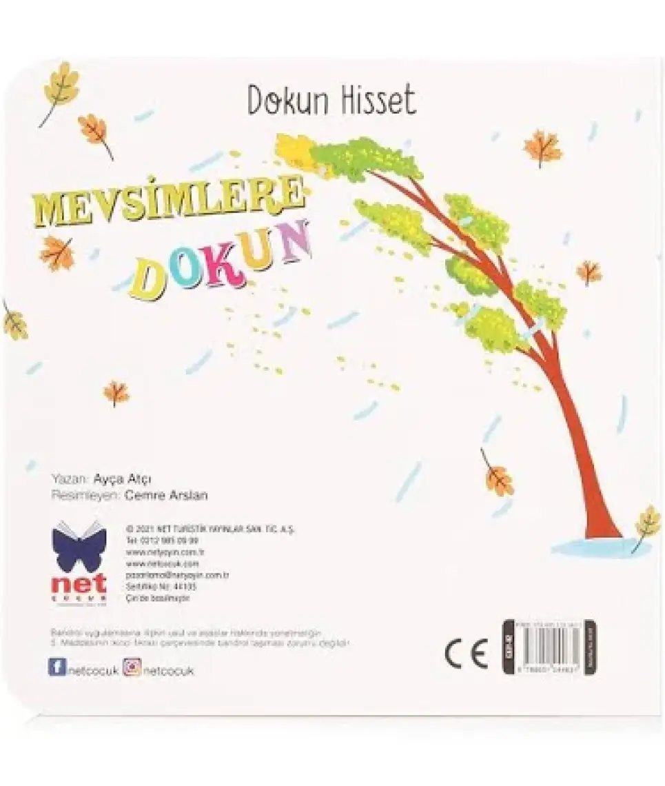 Dokun Hisset Mevsimlere Dokun Eğitici Kitap