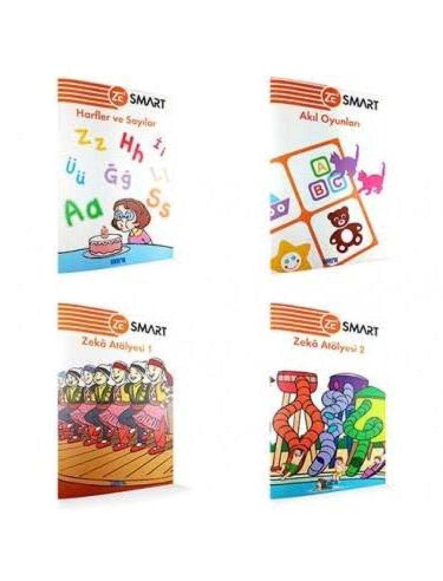 5 Yaş Zekare Smart Görsel Dikkat Seti (10 Kitap + 1 Kontrol Paneli)