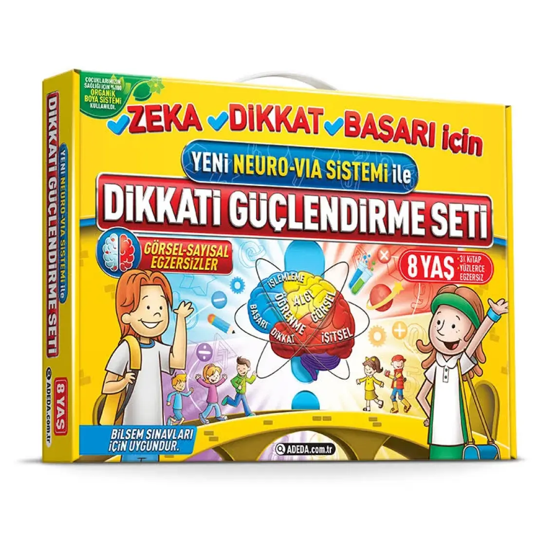 Adeda Yayıncılık Dikkati Güçlendirme Seti 2. Sınıf - 8 yaş - Osman Abalı