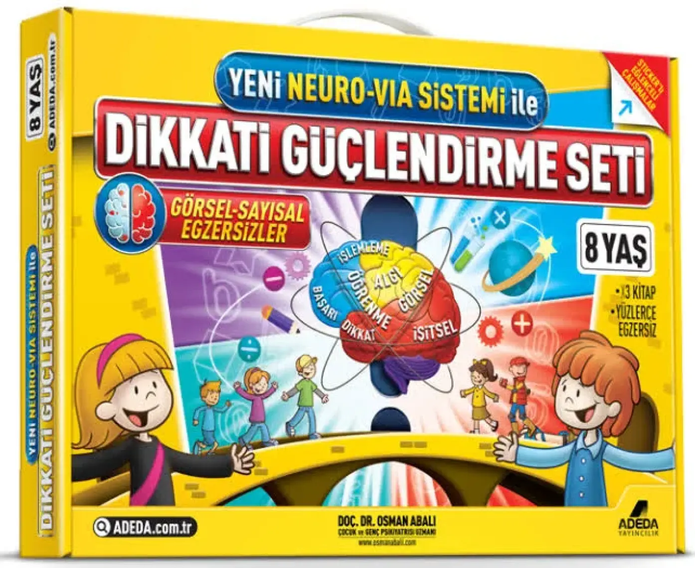 Adeda Yayıncılık Dikkati Güçlendirme Seti 2. Sınıf - 8 yaş - Osman Abalı