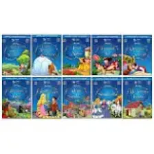 1. ve 2. Sınıf Hikaye Kitabı Seti Resimli Dünya Klasikleri 10 Kitap Mavi Seri