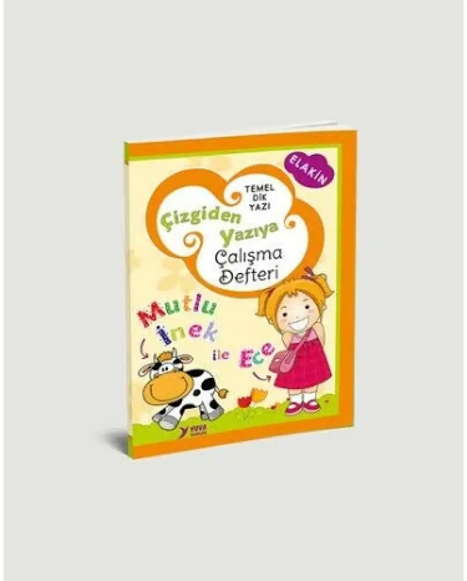 Yuva Çizgiden Yazıya Çalışma Defteri-Dik Temel Harflerle