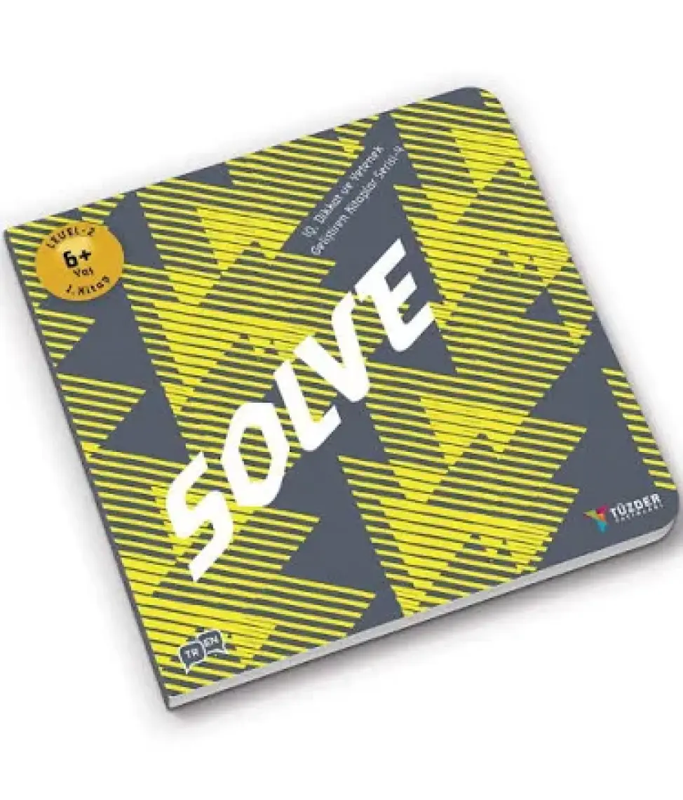 Solve - 5+ Yaş Level 2 - IQ Dikkat ve Yetenek Geliştiren Kitaplar Serisi 6