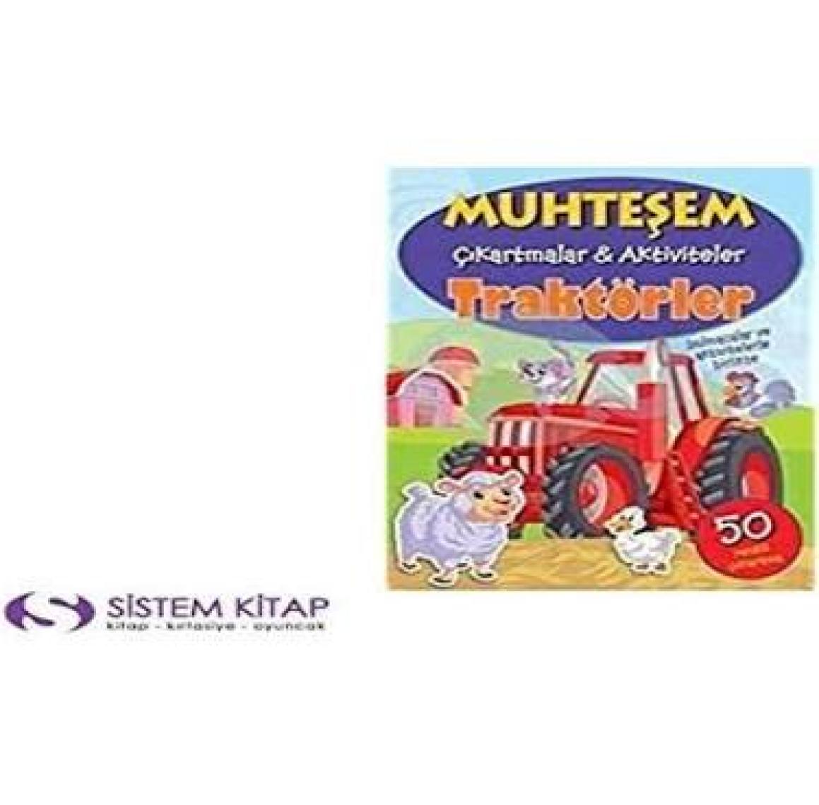 Parıltı Yayıncılık - Muhteşem Çıkartmalar Aktiviteler Traktörler