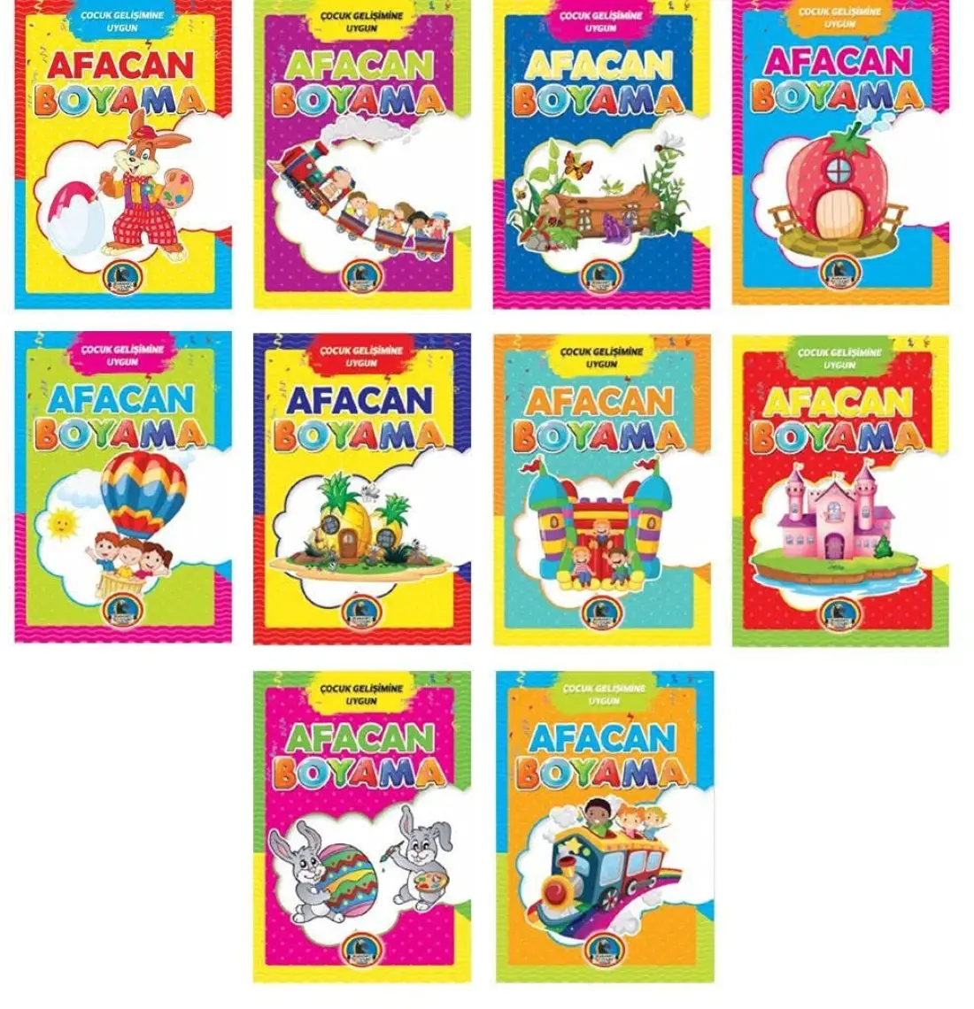 Çocuk Gelişimine Uygun Afacan İnce Boyama (1 Kitap)