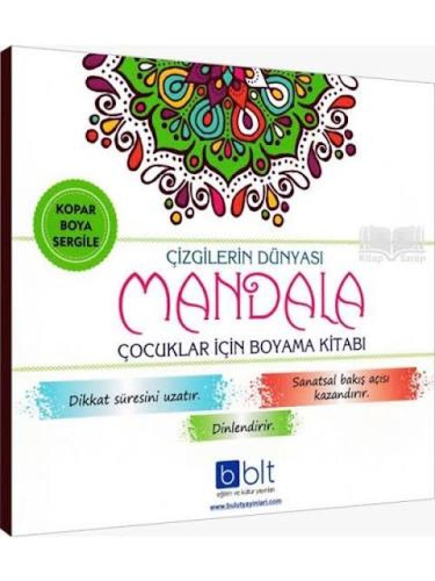 Çizgilerin Dünyası Mandala Çocuklar İçin Boyama Kitabı