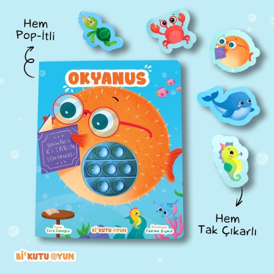 Benim Pop-it Kitabım - Okyanus (Ciltli) - Esra Canoğlu