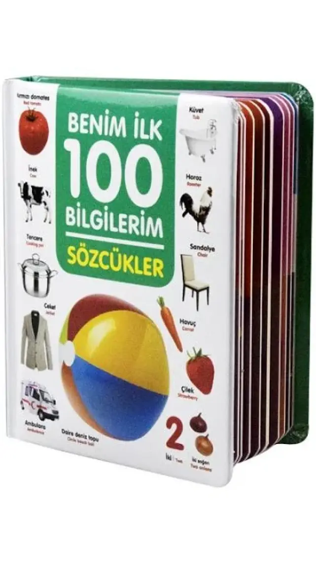 0-6 Yaş Yayınları +3 Yaş Benim Ilk 100 Bilgilerim Sözcükler