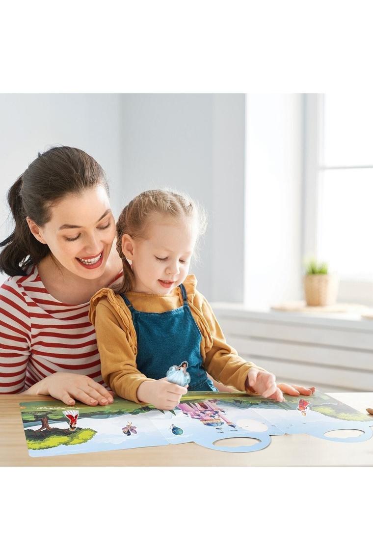 Gepettoys Bitmeyen Sticker Kitabım - Hayvanlar Alemi  (Tekrar Tekrar Kullanılabilir Stickerlar) Pedagog Onaylı