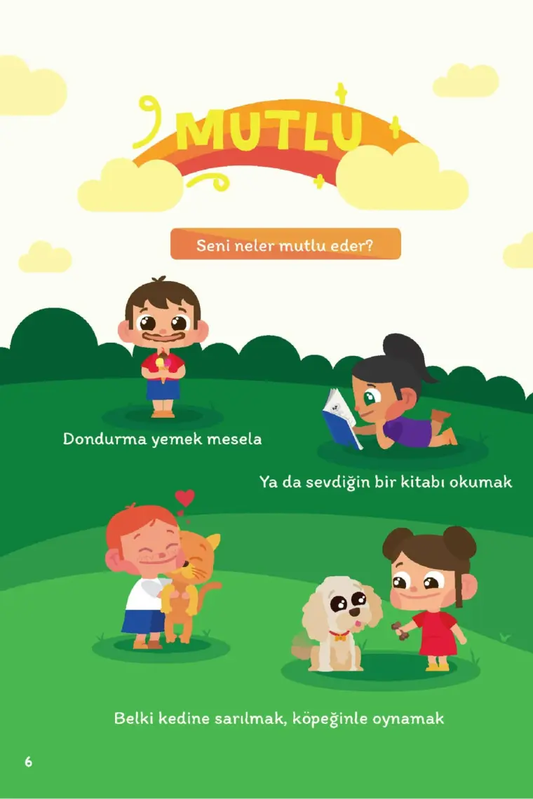 Dikkat Atölyesi Yayınları Duygularımı Yönetmeyi Öğreniyorum - 0-2 Yaş Grubu için Eğitici Ciltsiz Çocuk Kitabı