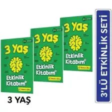 Yükselen Zeka 3 Yaş için Eğitici Etkinlik Kitapları Seti (Z10 Sistemi) - 3-5 Yaş Anonim Yazar