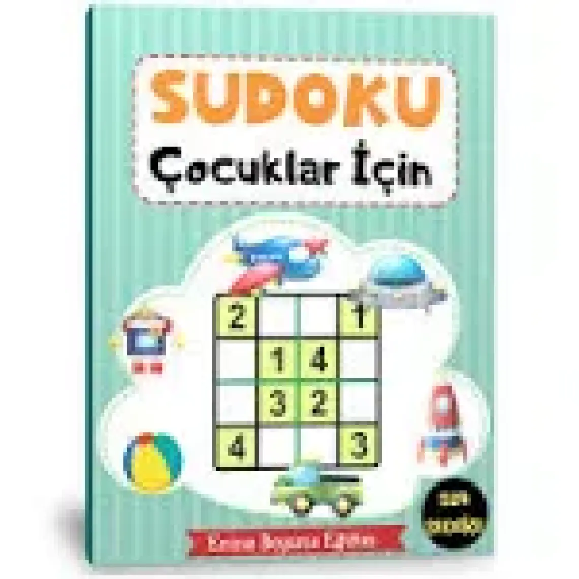 Çocuklar Için Sudoku (Rakamlı ve Şekilli) (Ciltli)