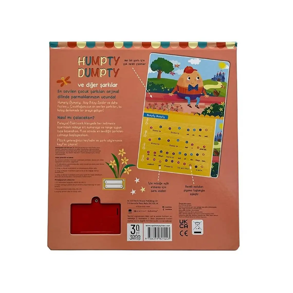 İlk Piyano Kitabım: Humpty Dumpty ve Diğer Şarkılar (Sesli Kitap)