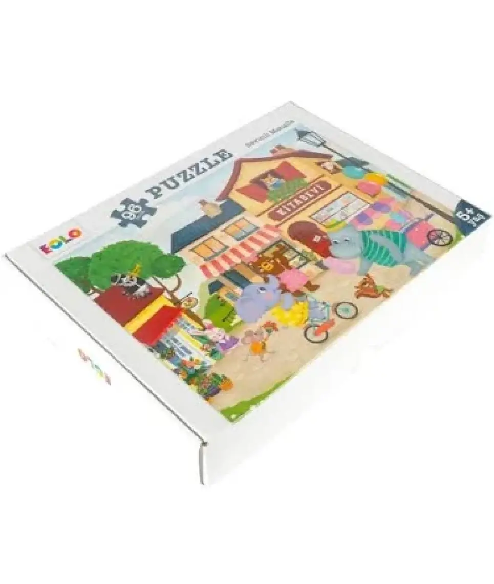 96 Parça Puzzle Sevimli Mahalle