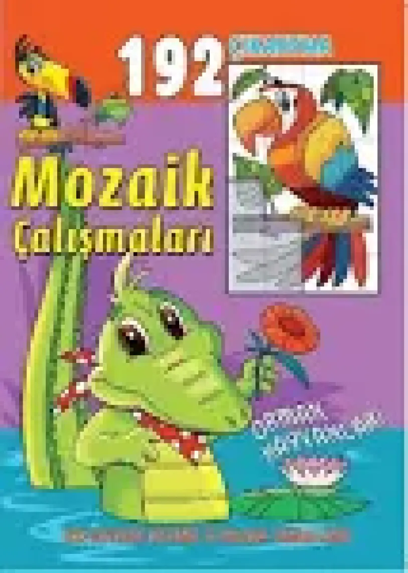 Revzen Kitap - Mozaik Çalışmaları 192 Çıkartma -  Orman Hayvanları