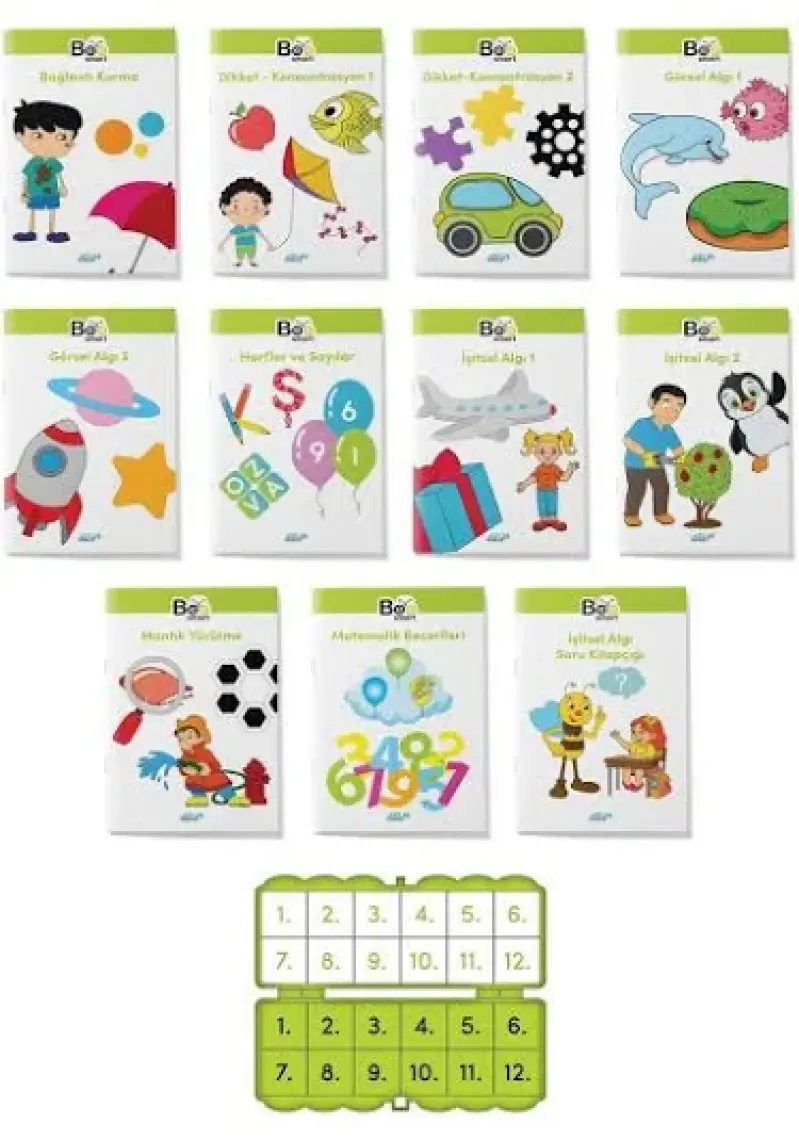 Bee Smart Görsel ve İşitsel Dikkat Seti 5-6 Yaş
