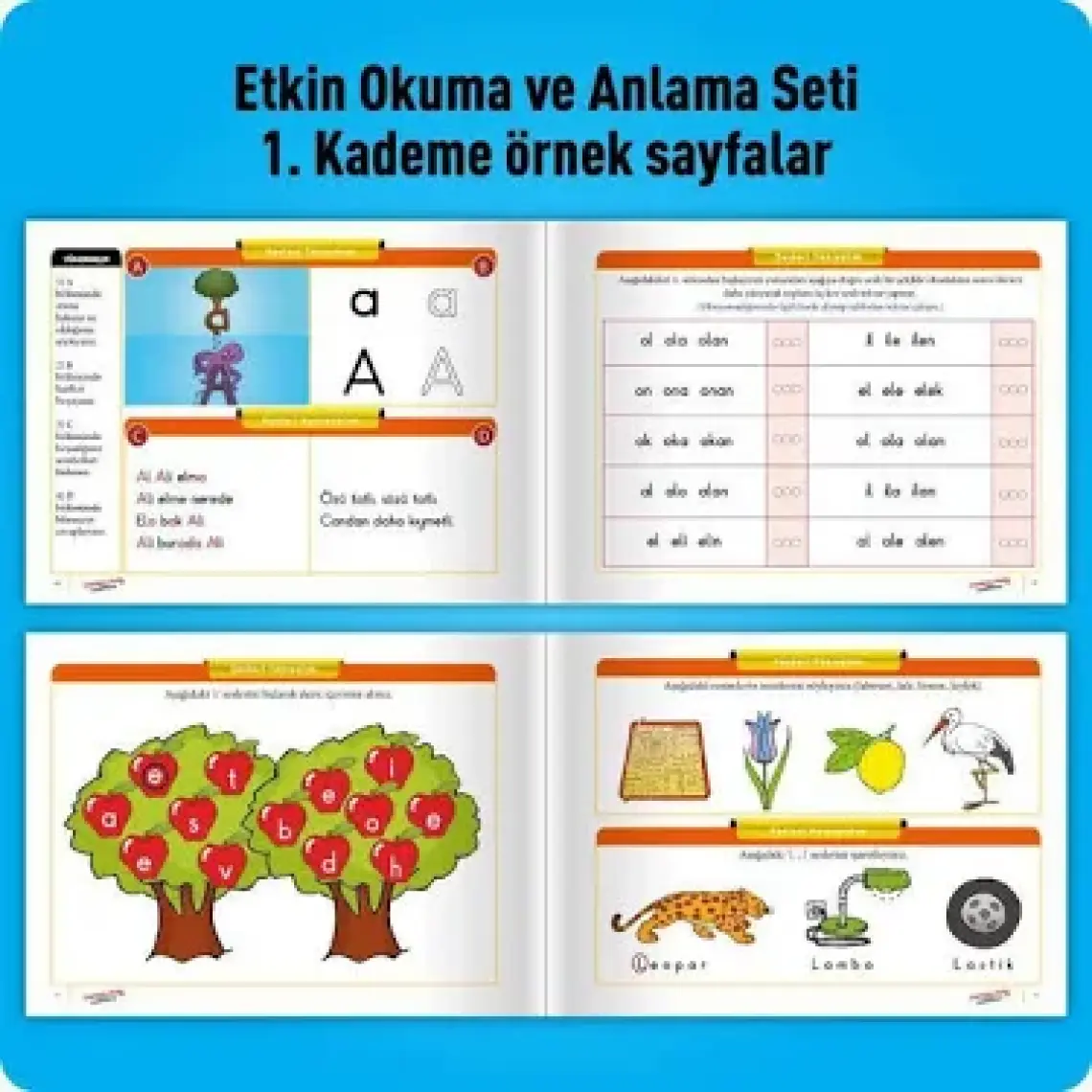 Adeda Yayıncılık Adeda Etkin Okuma ve Anlama / Okumayı Güçlendirme Seti 1. Kademe 6-7 Yaş - Osman Abalı