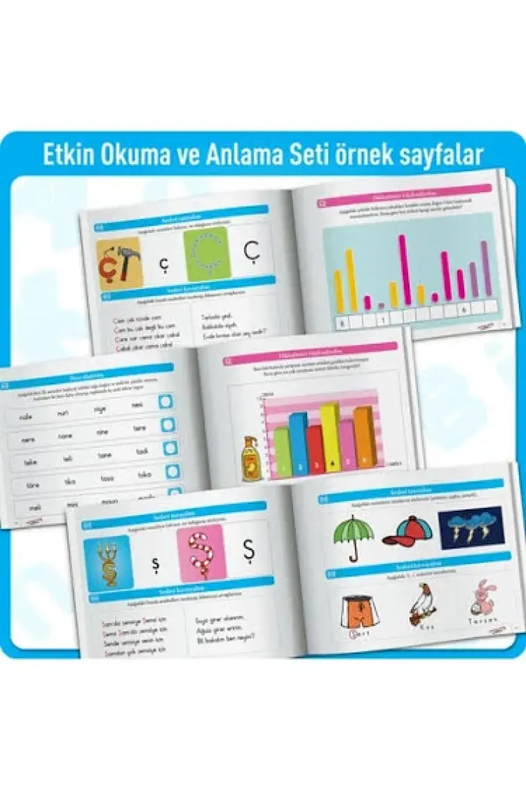 Adeda Yayıncılık Adeda Etkin Okuma ve Anlama / Okumayı Güçlendirme Seti 1. Kademe 6-7 Yaş - Osman Abalı