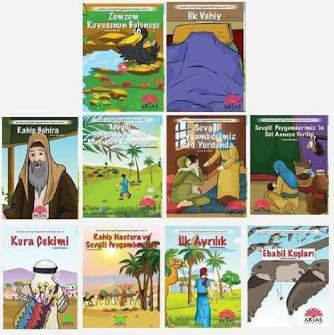Çocuklar İçin Sevgili Peygamberimizin Hayatı Serisi (10 Kitap) - Cuma Karakoç