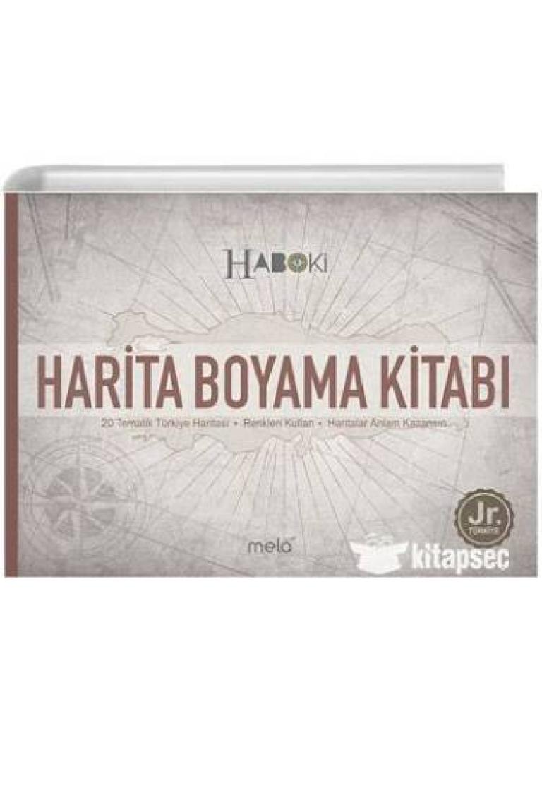 Harita Boyama Kitabı: 20 Tematik Türkiye Haritası