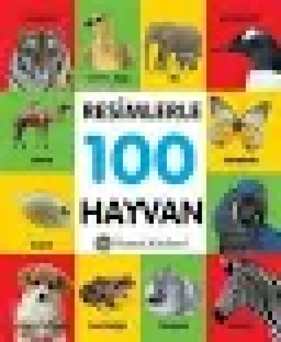Resimlerle 100 Hayvan (Küçük Boy)