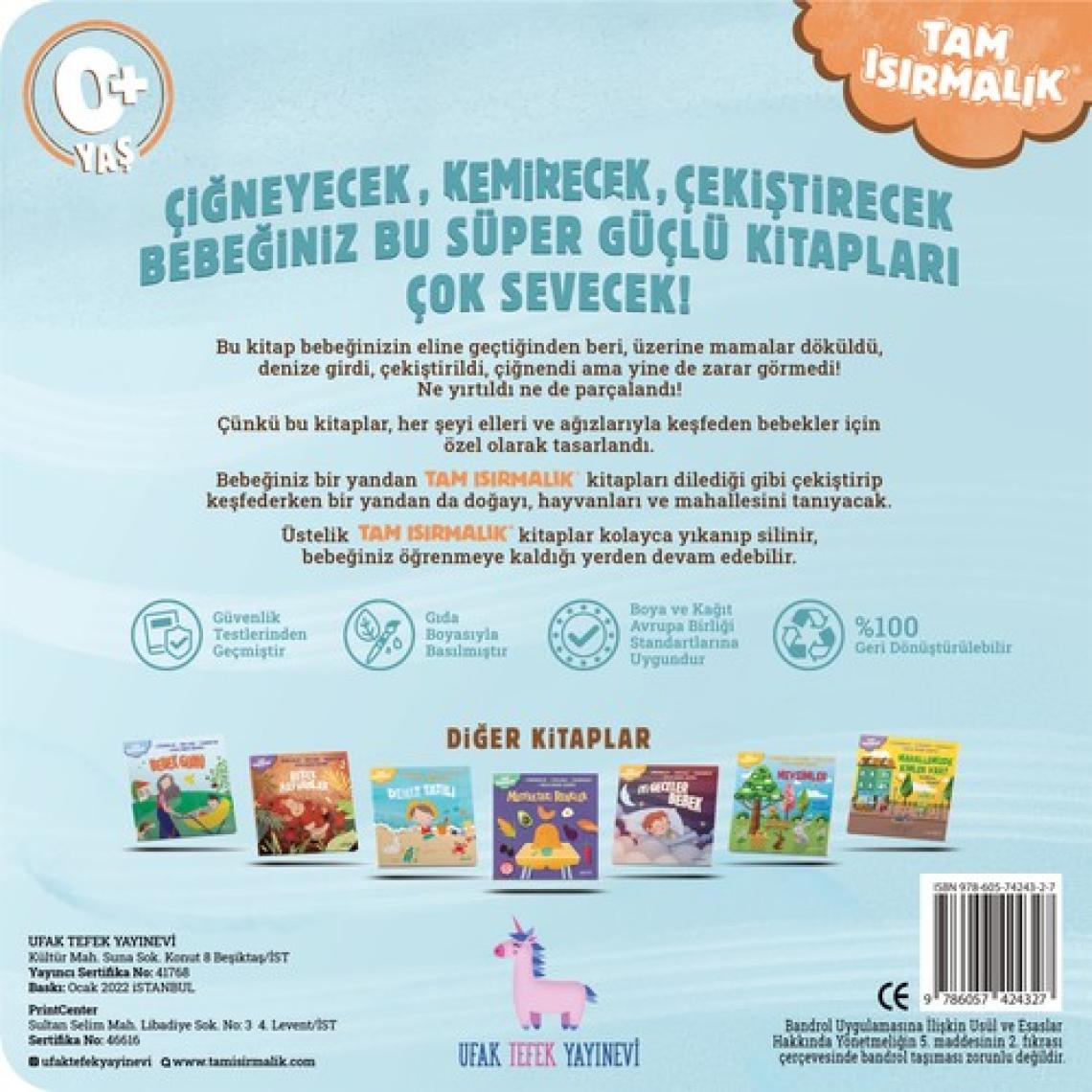 Tam Isırmalık Çiftlik Yırtılmayan Yıkanabilir Çiğnenebilir Yırtılmaz Kitap