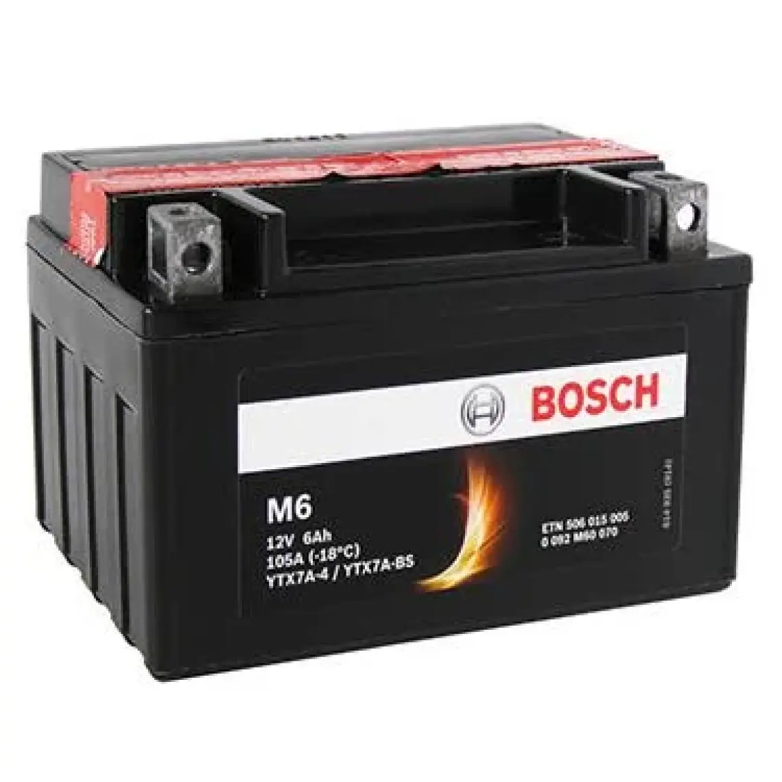 Bosch 8 Amper AGM Motosiklet Aküsü M6013