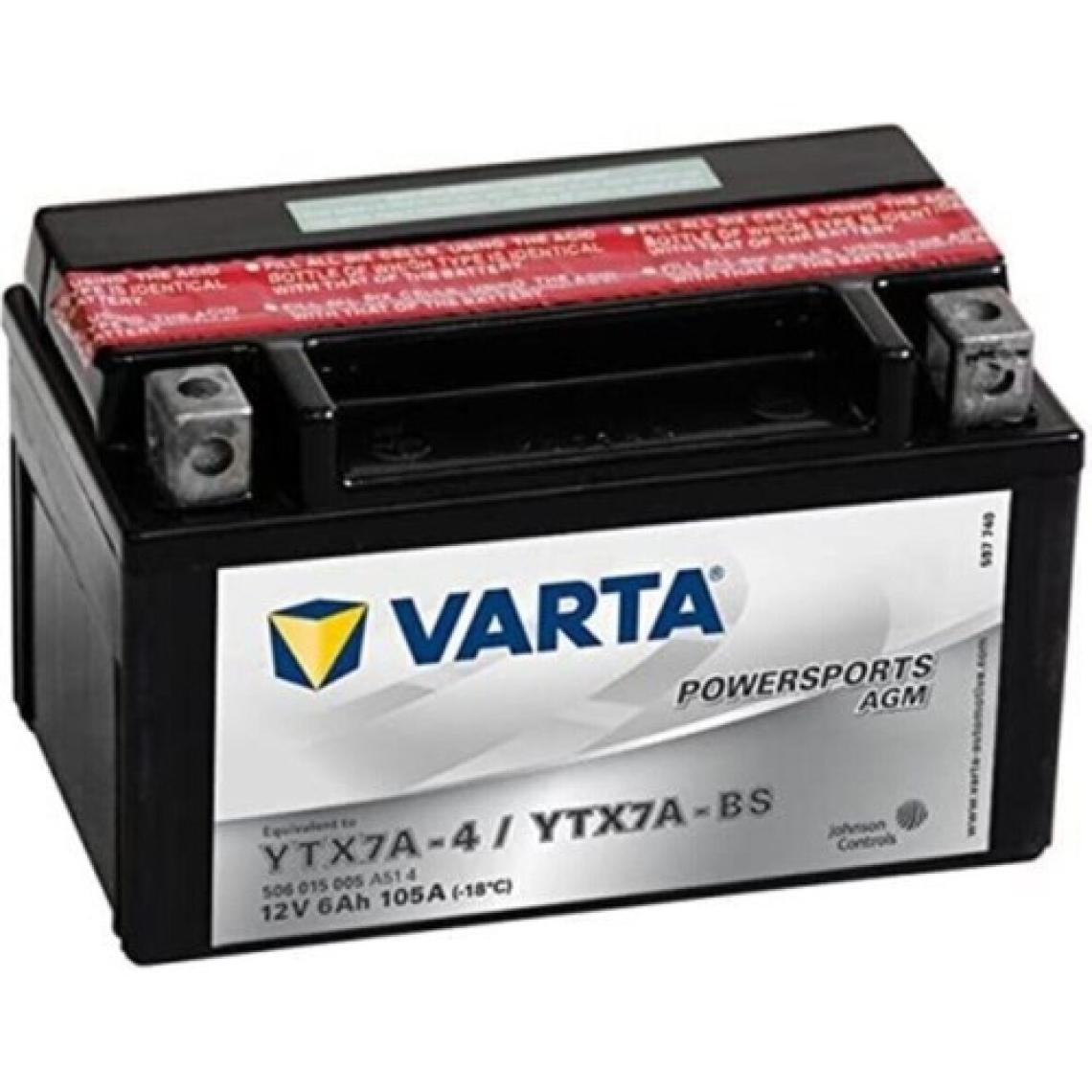 Varta YTX7A-BS 12V 6AH Agm Motosiklet Aküsü