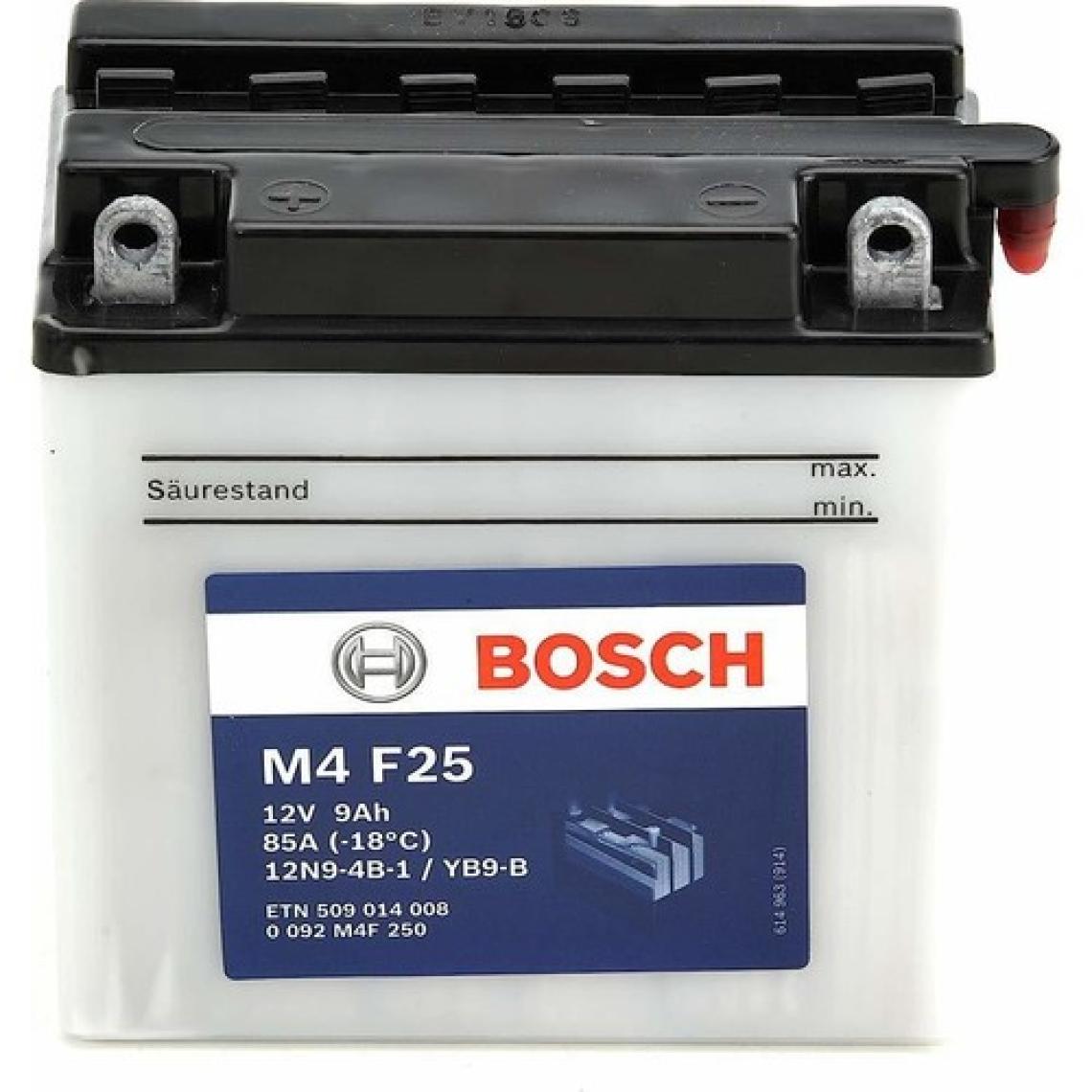 Bosch 9 Amper Motosiklet aküsü M4F25