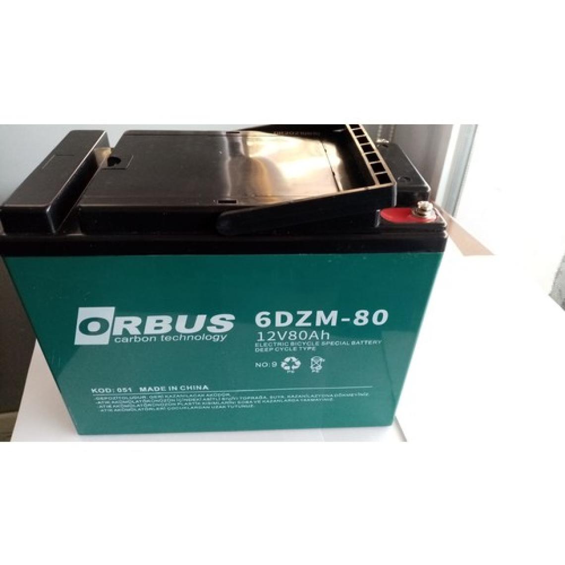 Orbus 12V 80AH Agm Elektrikli Motosiklet Aküsü ( 60AH ile Uyumlu )