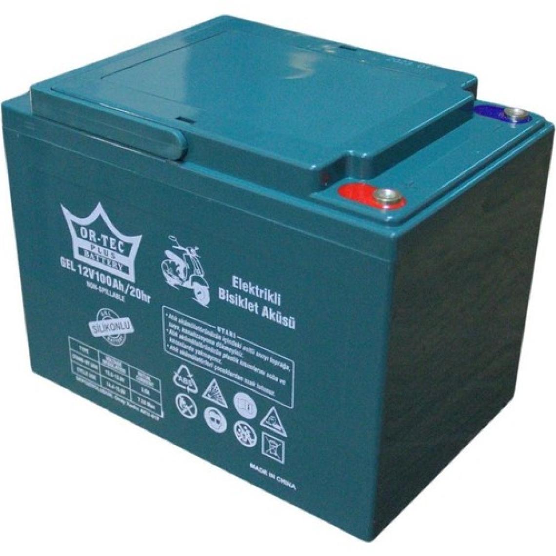 Or-Tec Plus 12V 100 Ah Elektrikli Motor Aküsü