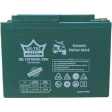 Or-Tec Plus 12V 100 Ah Elektrikli Motor Aküsü