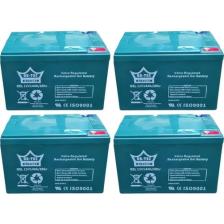 Ortec 12V 14 Ah 4'lü Set Jel Motosiklet Volta Vsm Vsc Aküsü