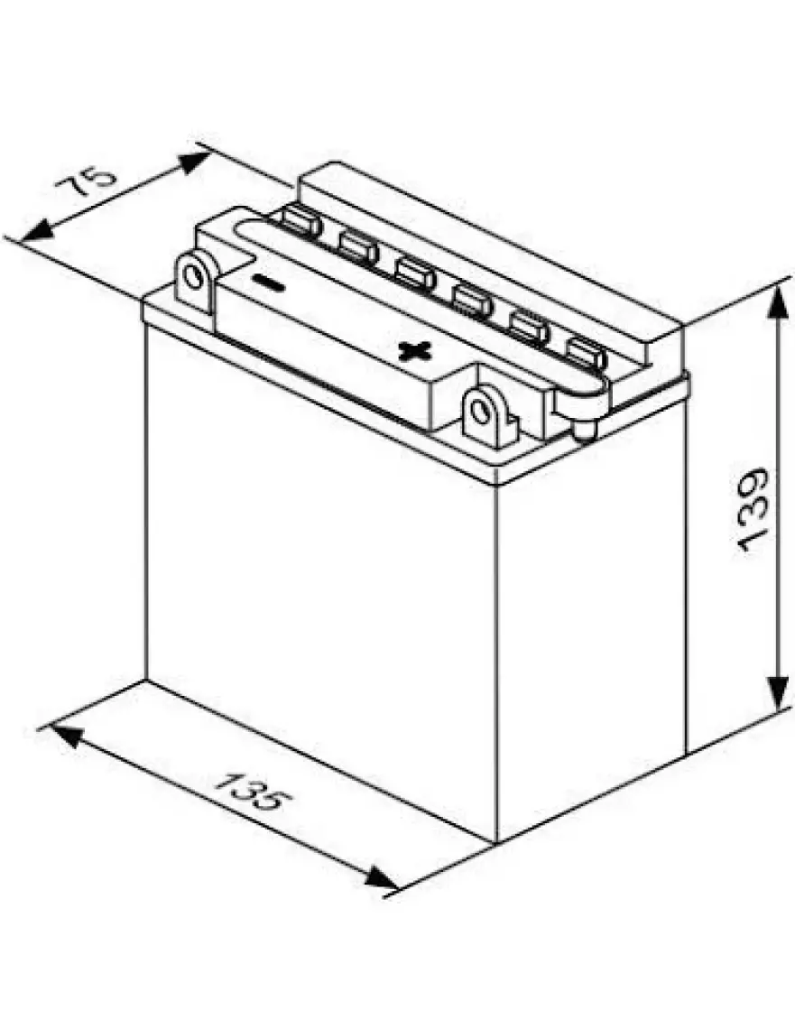 Bosch 9 Amper Motosiklet aküsü M4F26