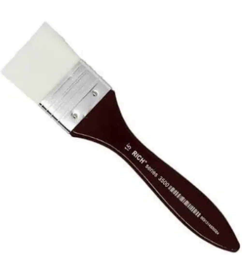 Rich Zemin Fırçası No 1,5 3500 Seri Beyaz Kıllı Uç 4 cm