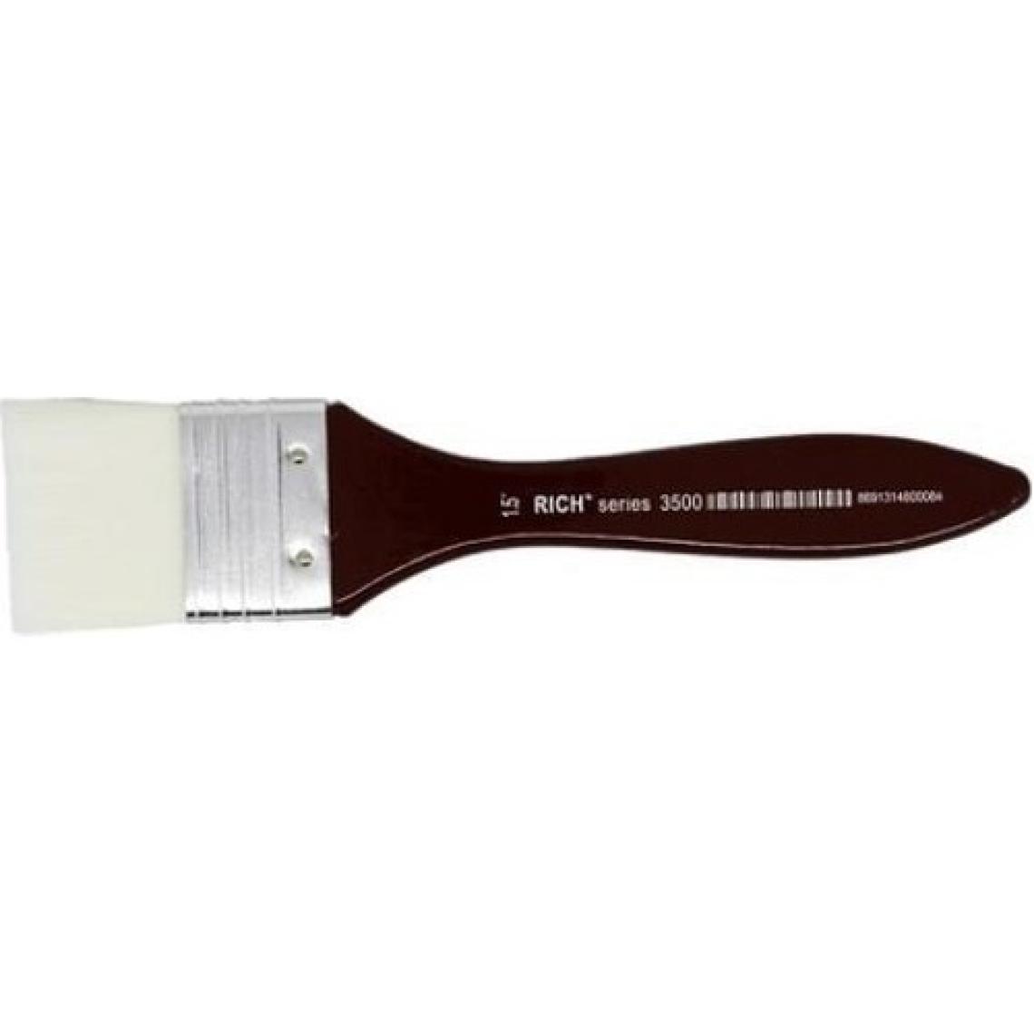 Rich Zemin Fırçası No 1,5 3500 Seri Beyaz Kıllı Uç 4 cm
