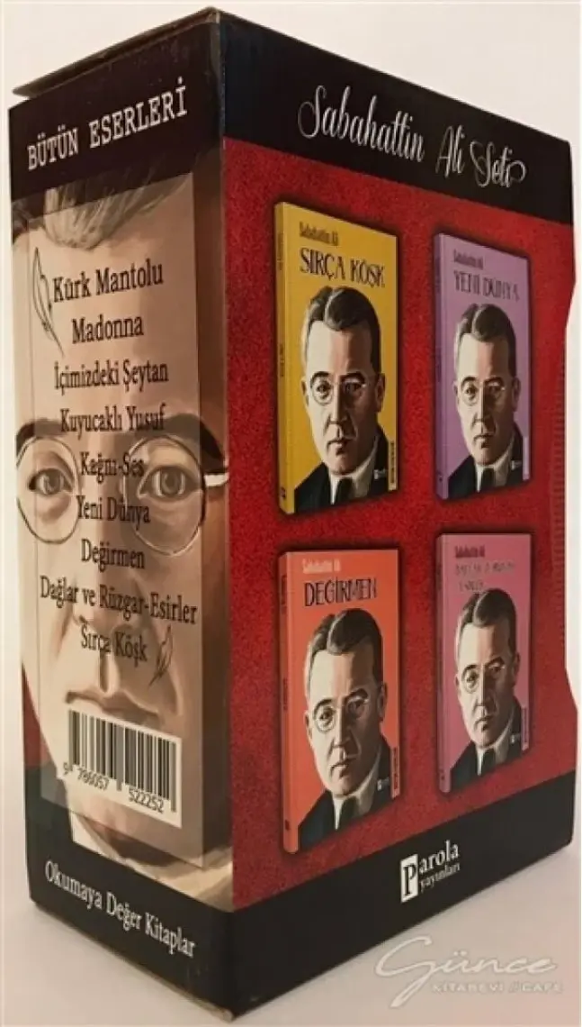 Dağlar ve Rüzgar - Sırça Köşk - Değirmen - 8 Kitap - Sabahattin Ali