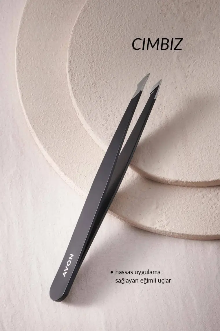 Avon Paslanmaz Çelik Siyah Cımbız