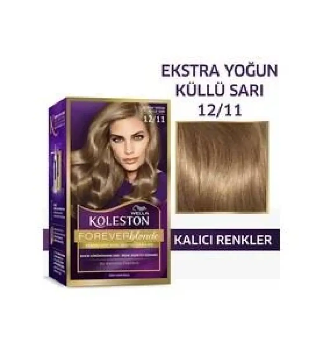 Wella Koleston Kit Saç Boyası 12/11 Yoğun Küllü Sarı