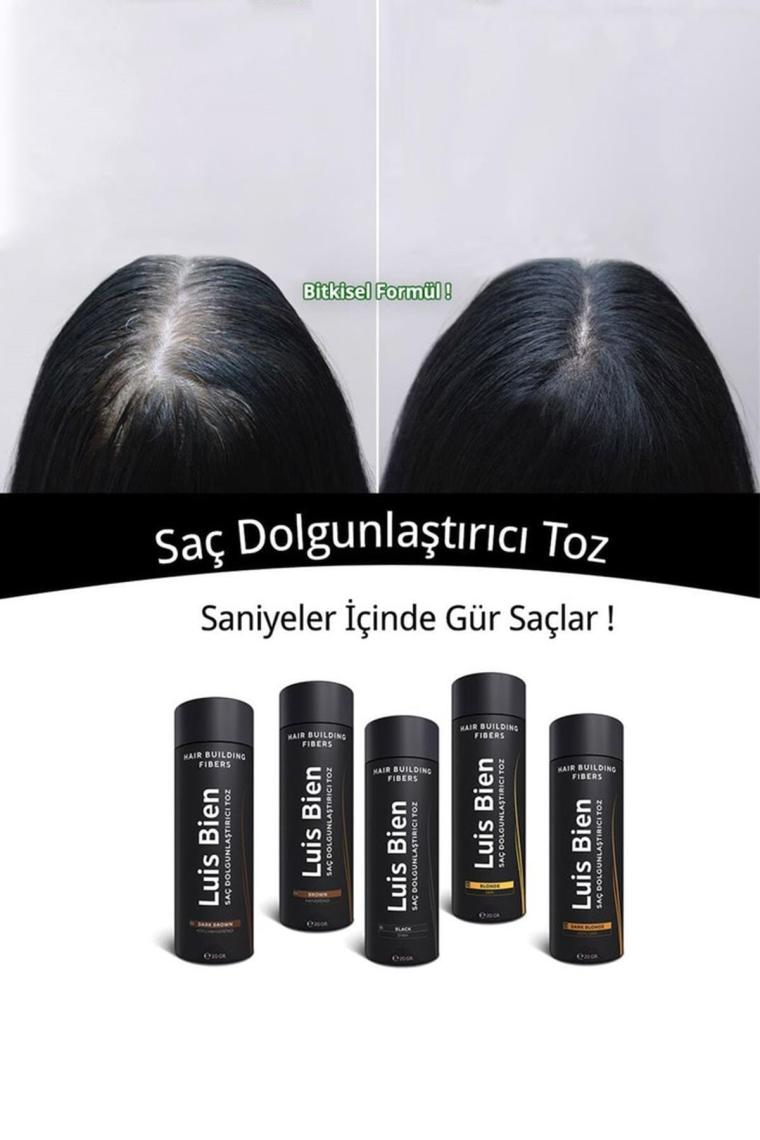Luis Bien Saç Dolgunlaştırıcı Toz Fiber Koyu Kahverengi 20 gr