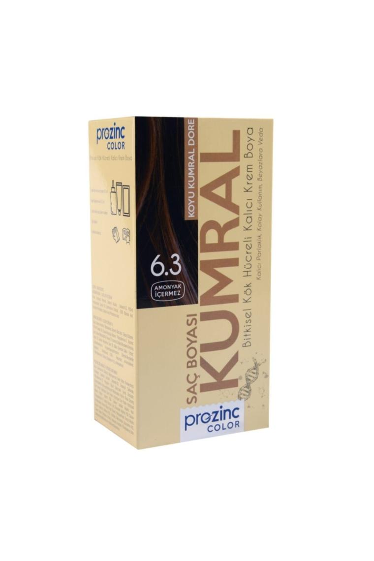 ProZinc Color Amonyaksız Bitkisel Kalıcı Saç Boyası 6.3 Koyu Kumral Dore