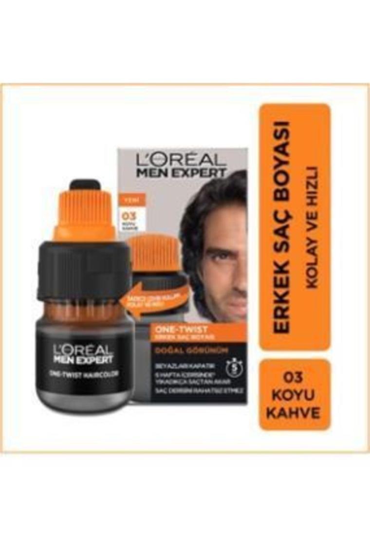 Men Expert One-Twist Erkek Saç Boyası Koyu Kahve 03
