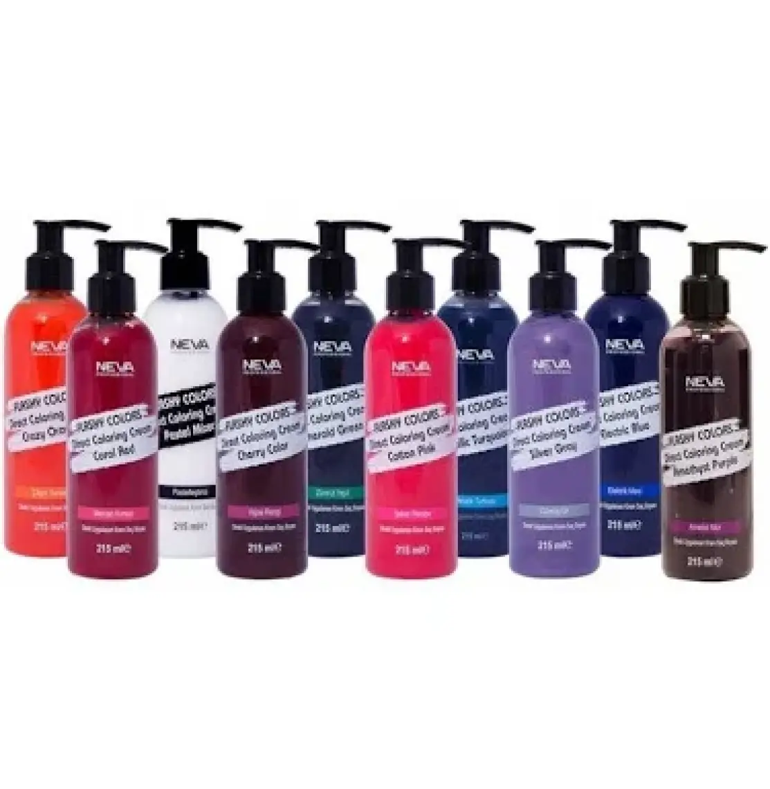 Neva Flashy Colors Zümrüt Yeşil Direkt Uygulanan Krem Saç Boyası 215Ml