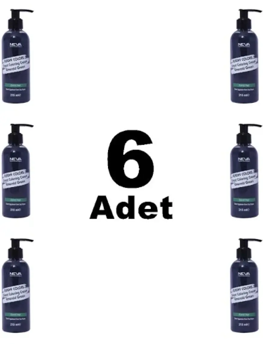 Neva Flashy Colors Zümrüt Yeşil Direkt Uygulanan Krem Saç Boyası 215Ml
