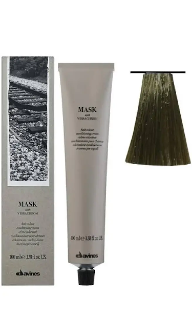 Davines Mask With Vibrachrom Parlaklık Kazandıran Krem Saç Boyası 100 ml 7,0 Yoğun Kumral