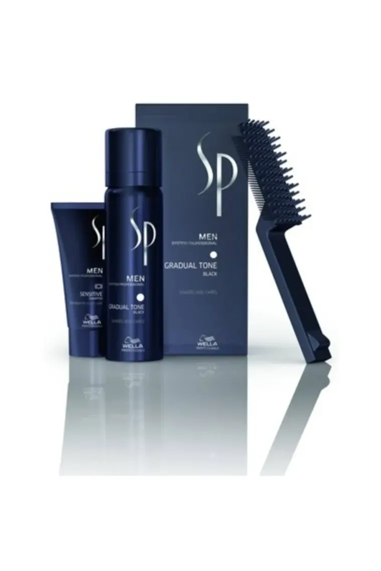 Wella Sp Men Pigment Mousse Black 60ml Gradual Tone Pigment Mousse Siyah