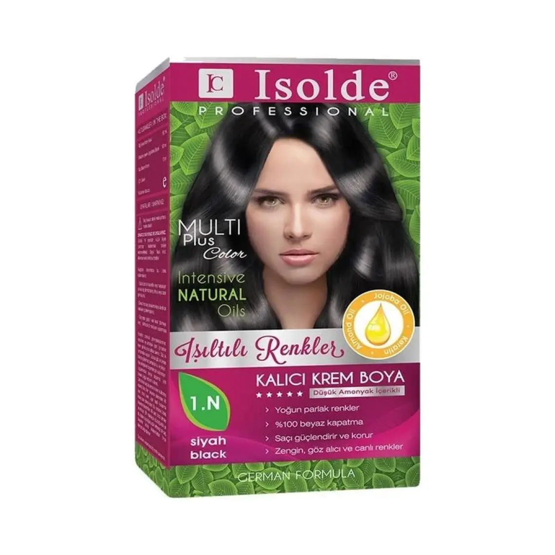 Zigavus Isolde Saç Boyası Siyah 1.N